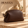 NOVEKIS™ Venn Mini Leather Pouch — Small Zip Organizer for Bag Essentials